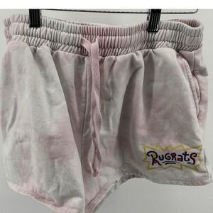 Nickelodeon Rugrats Tie Dye Lounge Shorts XL Extra Large Comfy 90s Cartoon‎ Y2K